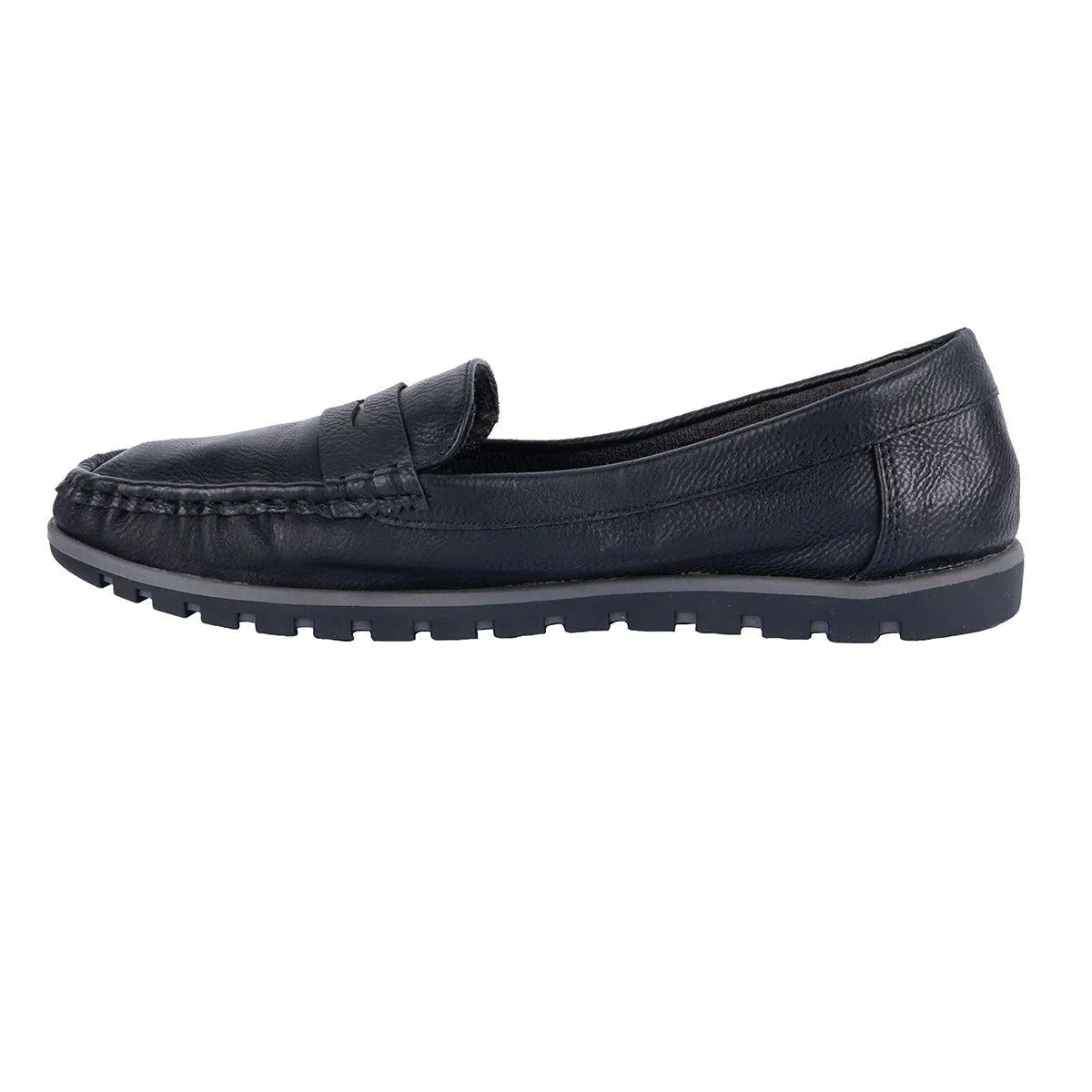 Annie G Penny Casual Loafers Leather Black Colour For Women
