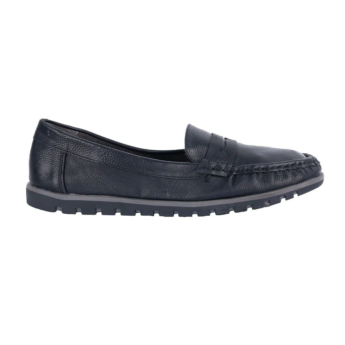 Annie G Penny Casual Loafers Leather Black Colour For Women