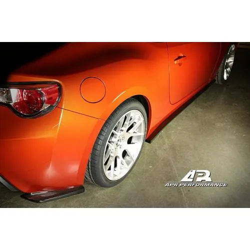 APR Carbon Fiber Rear Bumper Skirts - FRS/BRZ/86