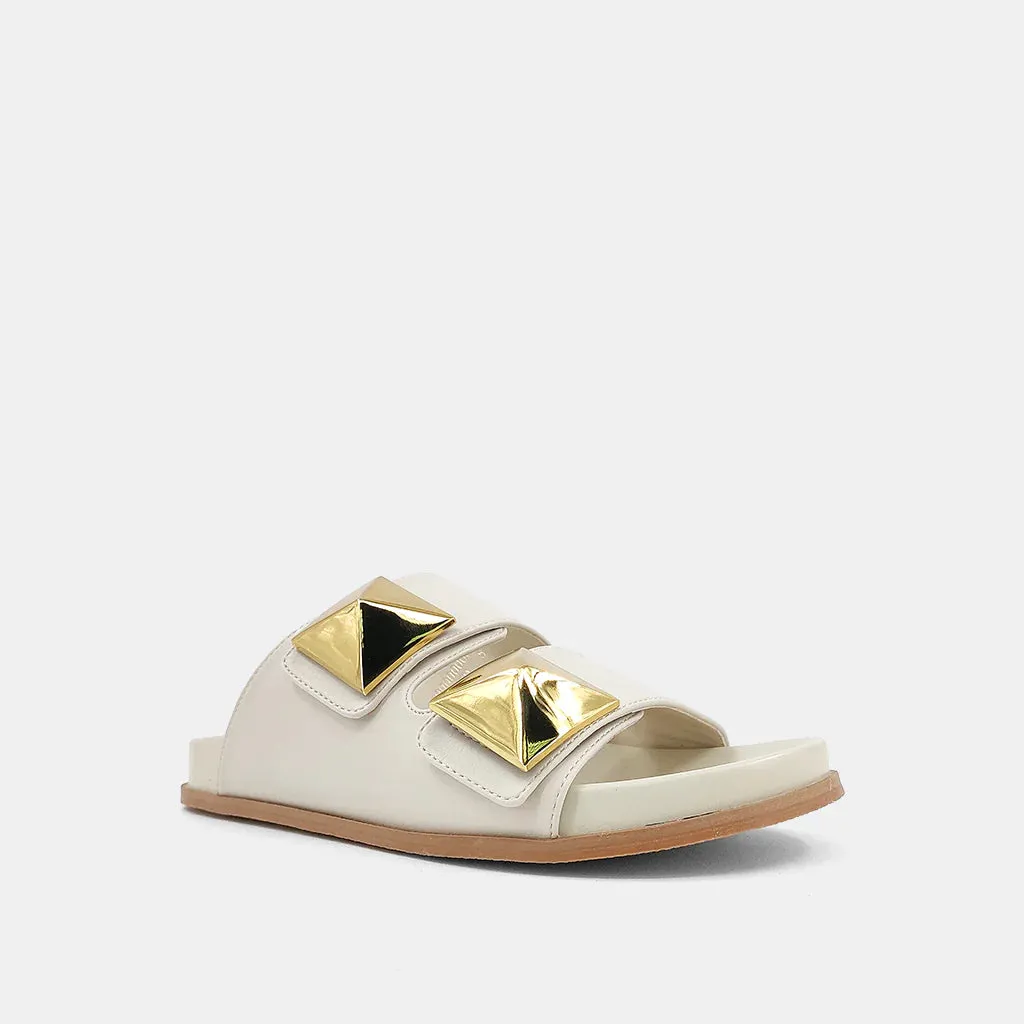 Bernarda Chunky Gold Embellished Sandal
