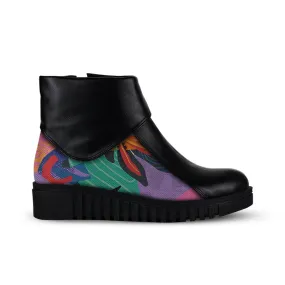 Block Bootie Summer Leaf