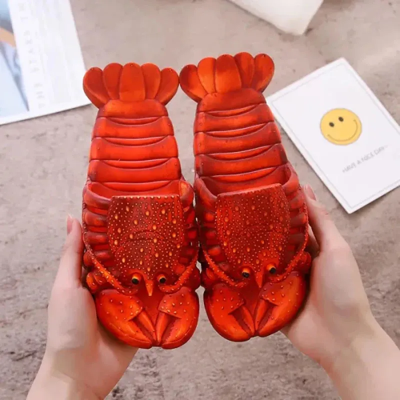 Cool And Funky Lobster Themed Slippers