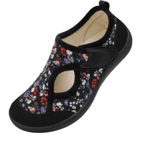 Floral Print Diabetic Slippers – Comfort with a Touch of Elegance
