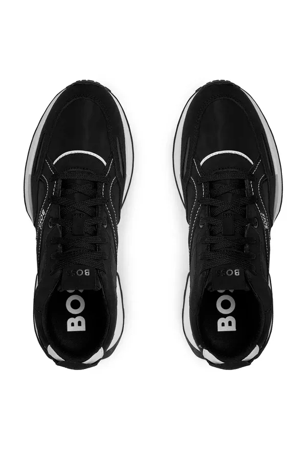 Hugo Boss Jonah Trainers Mix-Material Black