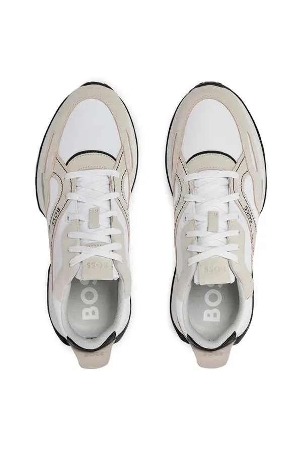Hugo Boss Jonah Trainers Mix-Material Natural