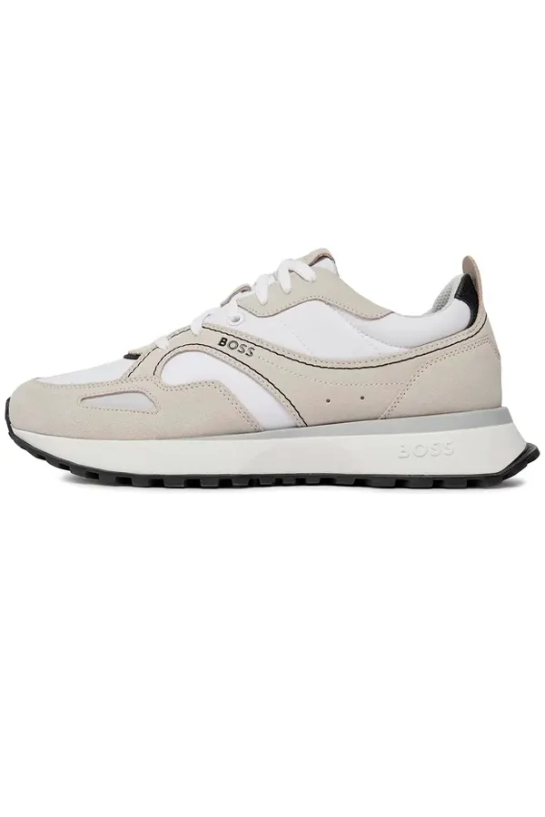 Hugo Boss Jonah Trainers Mix-Material Natural