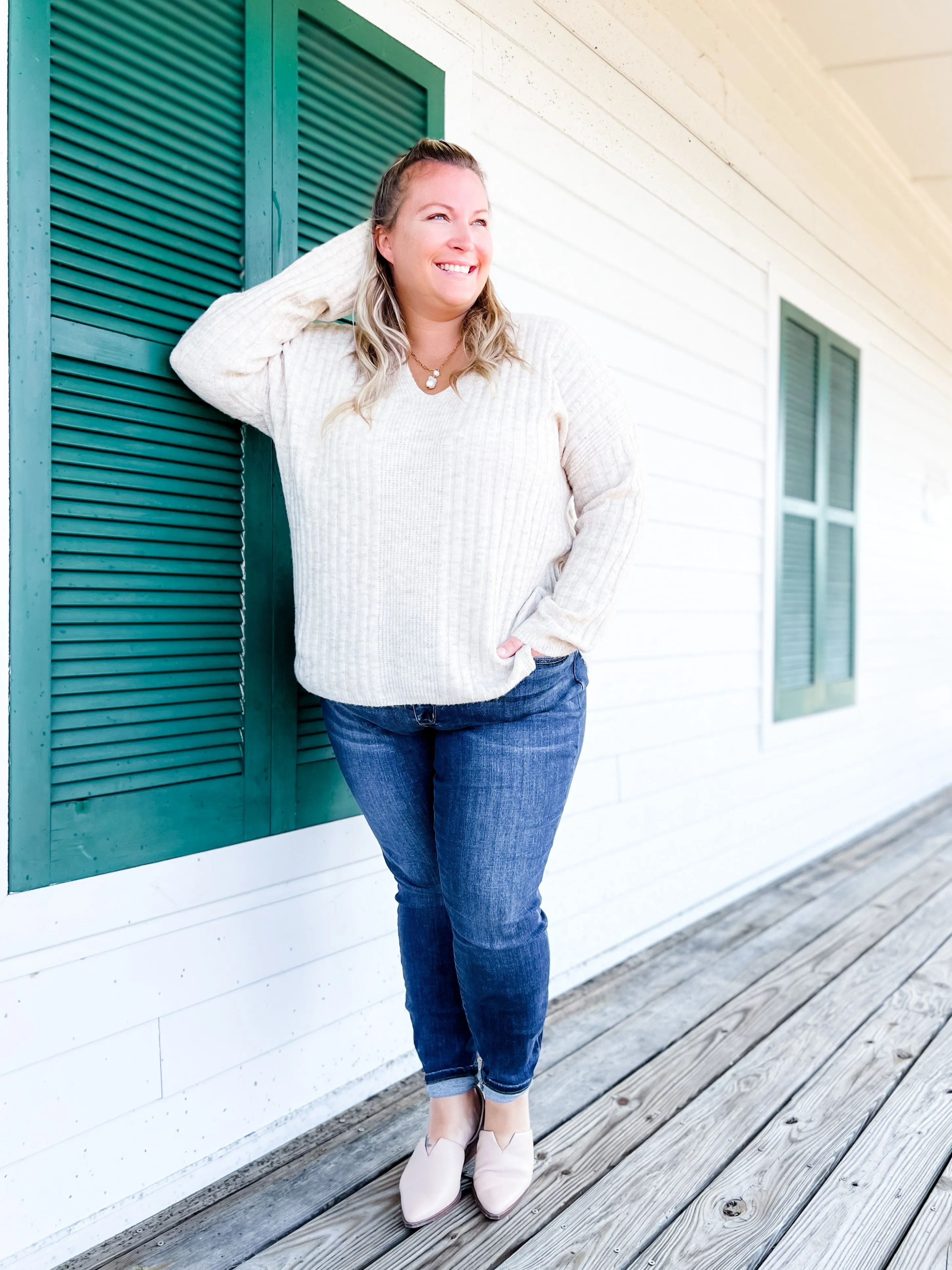 Judy Blue  8 Days A Week  Medium Wash Mid Rise Skinny jeans with Handsanding