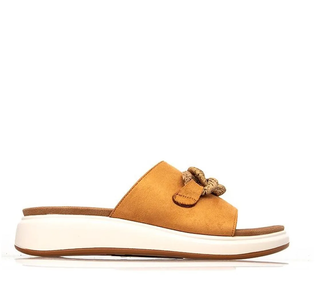 Laguna Quay Beach Women's Slide Camel Wedge