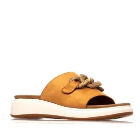 Laguna Quay Beach Women's Slide Camel Wedge