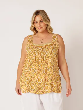 Lotus Tank LONG | Golden Tile