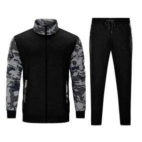Men's Casual Sports Jacket & Pants 2 Piece Set
