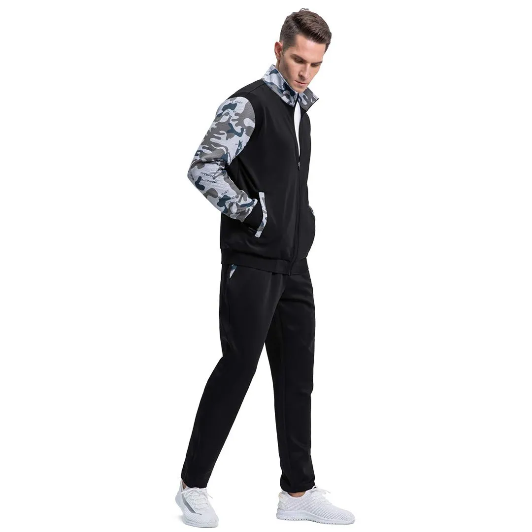 Men's Casual Sports Jacket & Pants 2 Piece Set