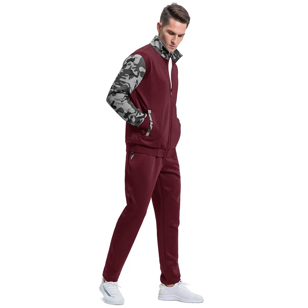 Men's Casual Sports Jacket & Pants 2 Piece Set