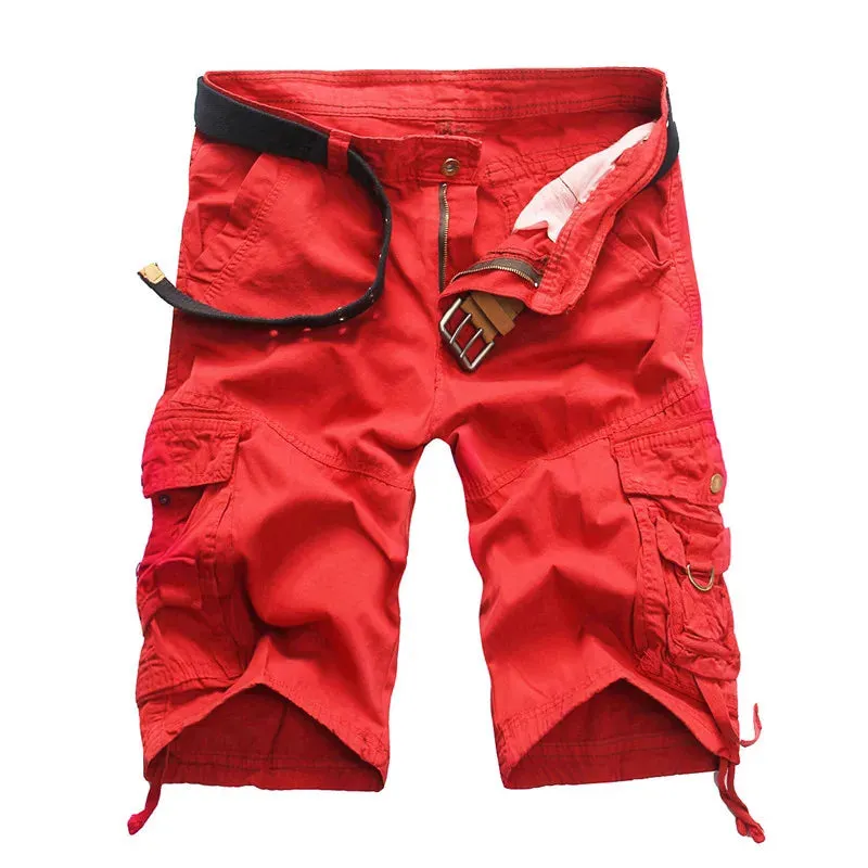 Men's Comfortable Camo Cargo Shorts
