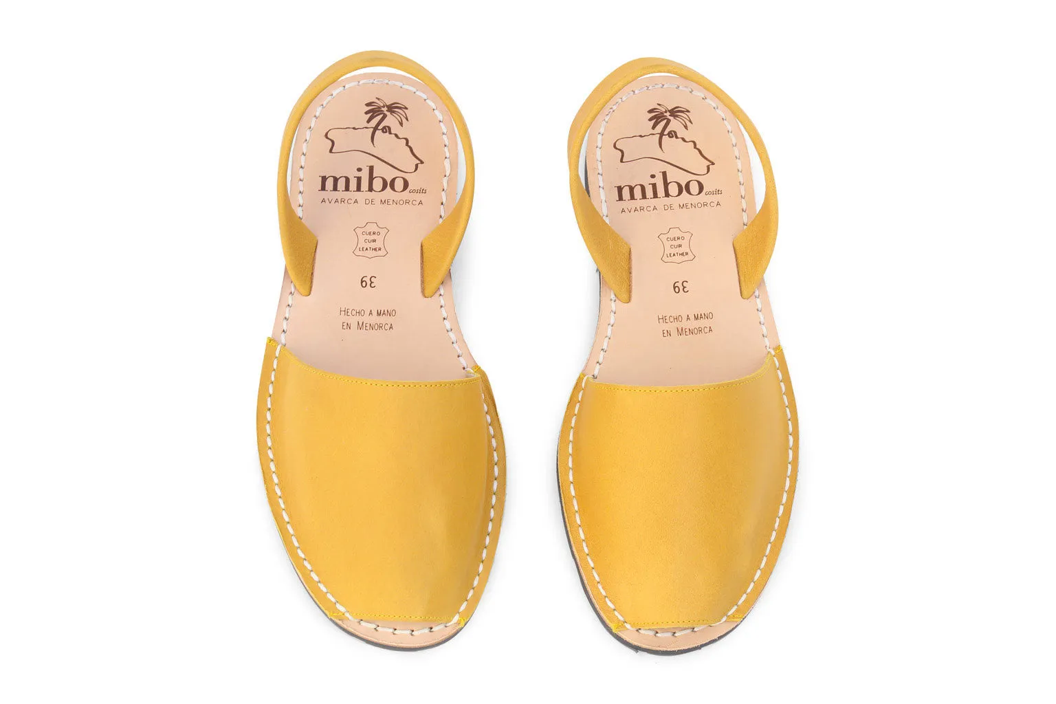 Mibo Avarcas Saffron Menorcan Sandals