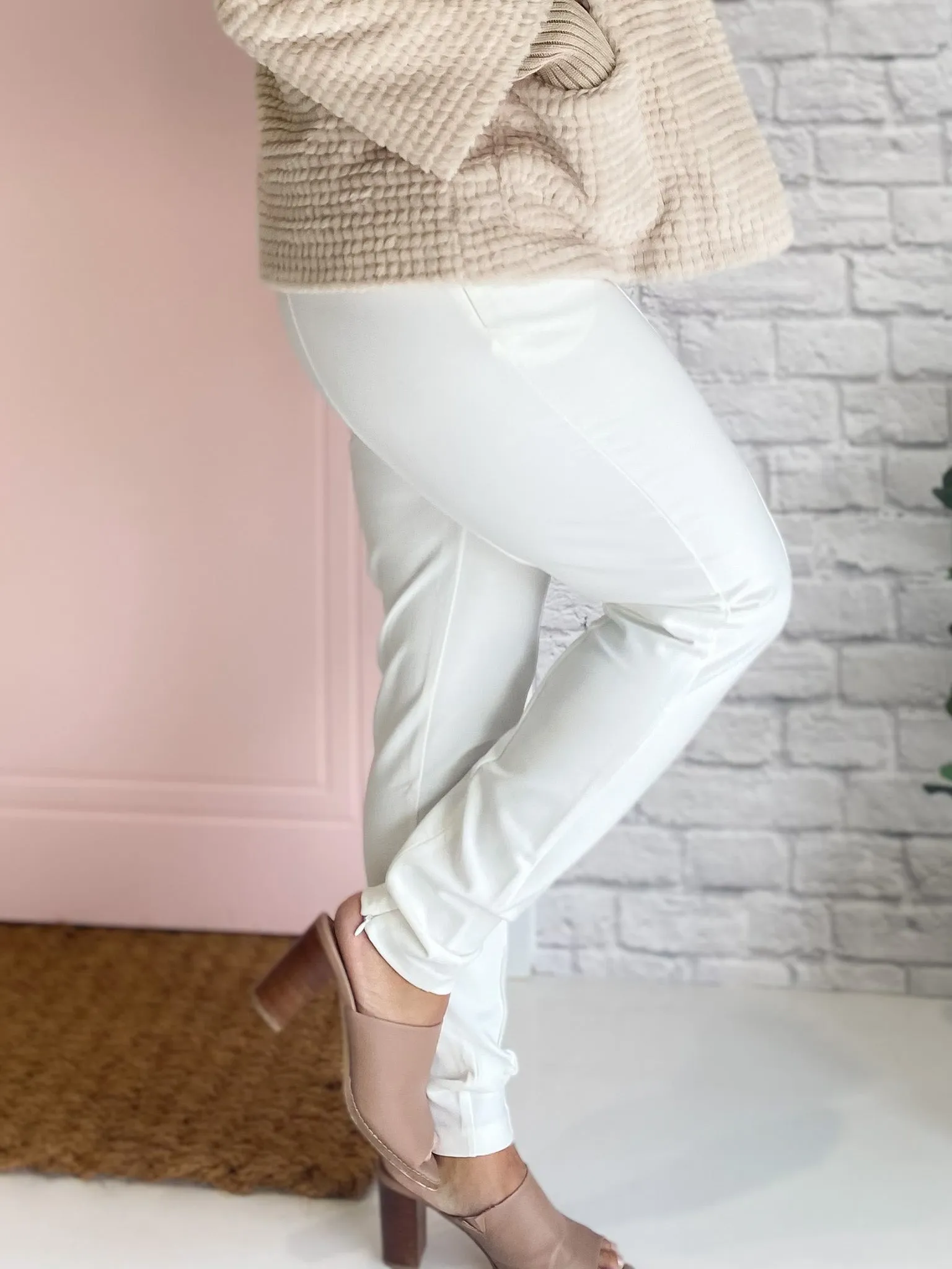MONARI JERSEY ZIP PANTS