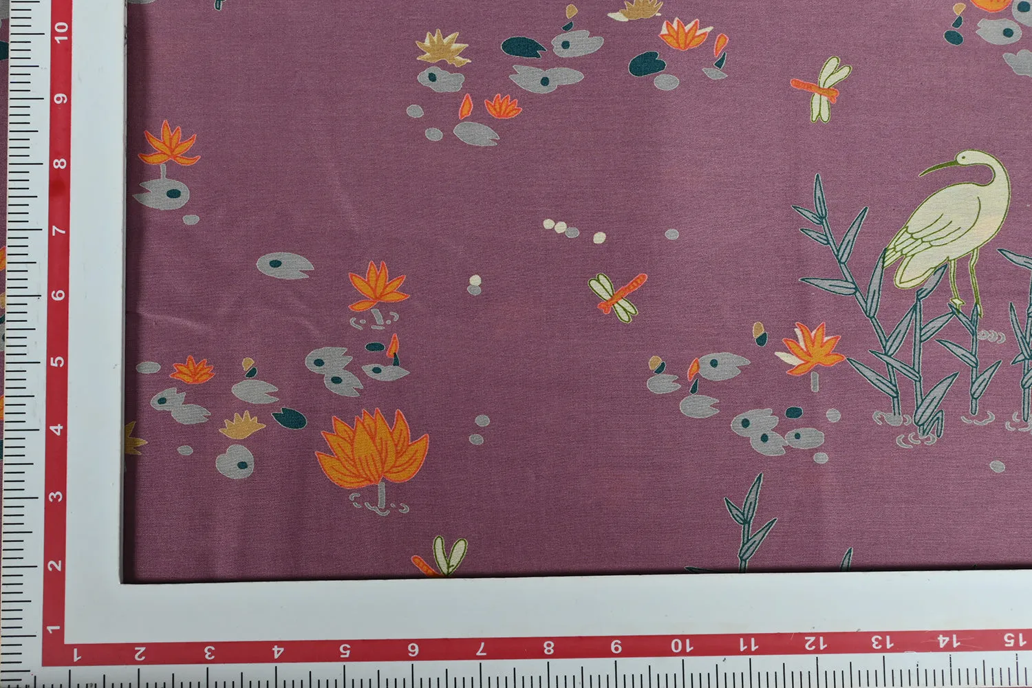 Multicolor Quirky Printed Chanderi Cotton Silk Fabric