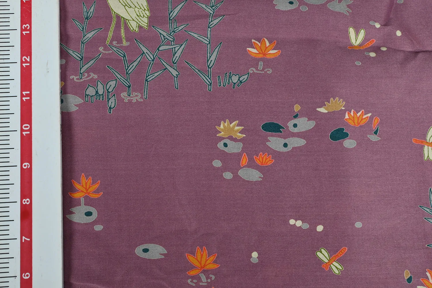 Multicolor Quirky Printed Chanderi Cotton Silk Fabric