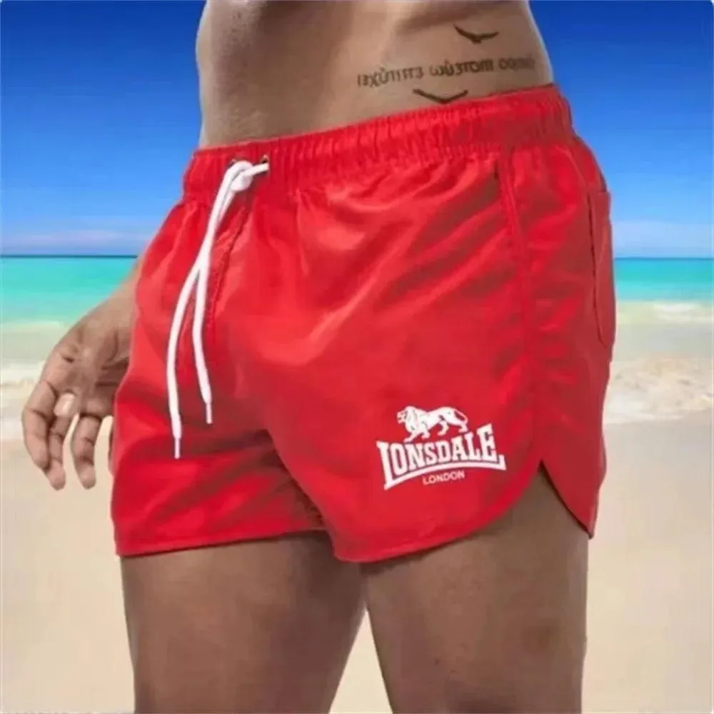 New Men'S Best-Selling Fashion Comfortable Sexy Swimsuit Men'S Swimming Shorts Men'S Boxers Beach Shorts Sportswear Surfwear Gym
