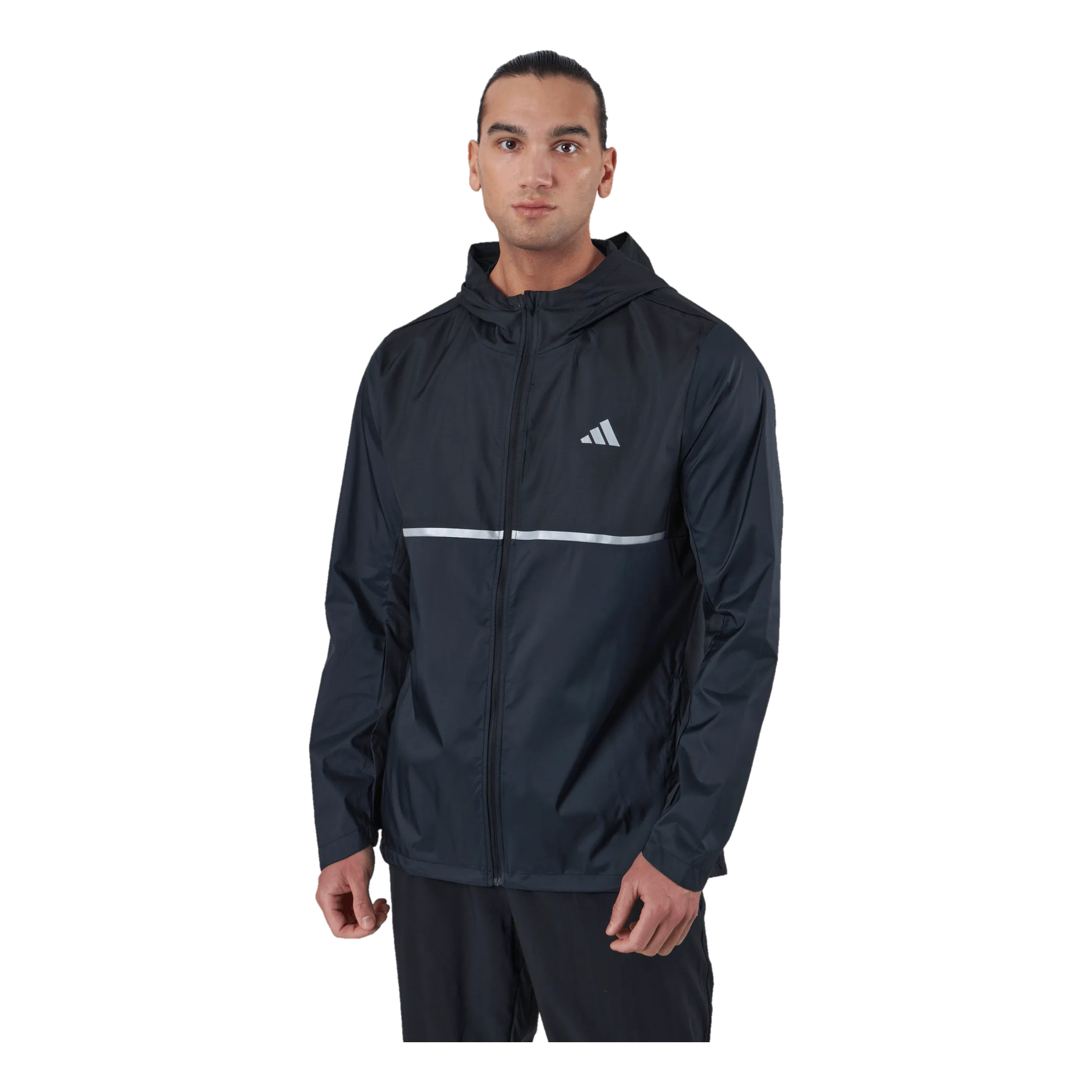 Own the Run Jacket Black