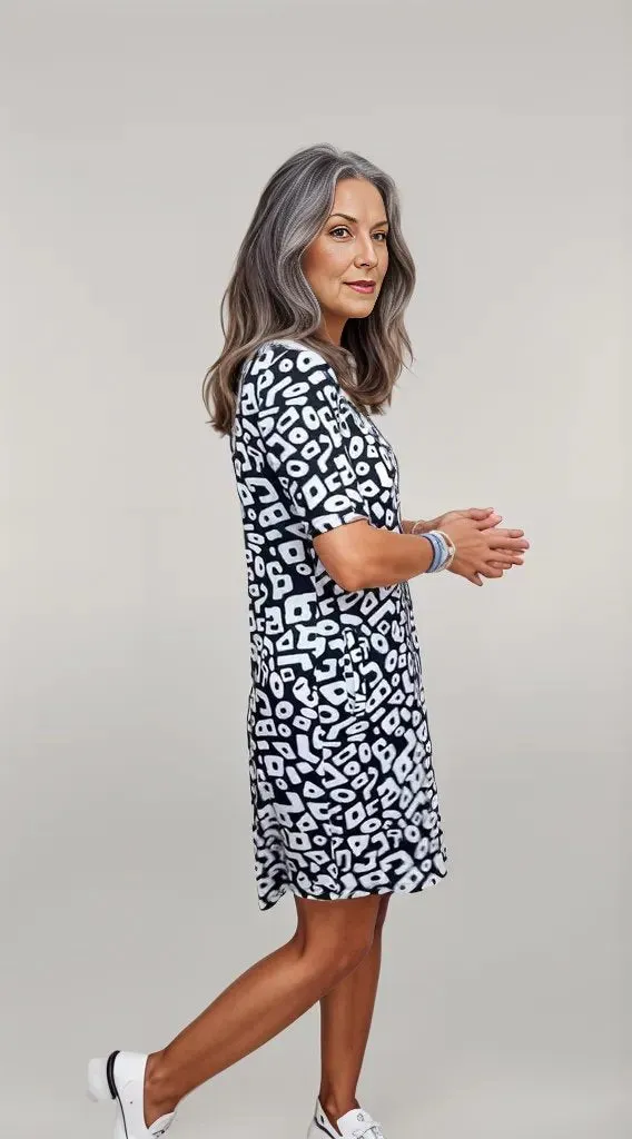 Sylis | Abstract Print Dress