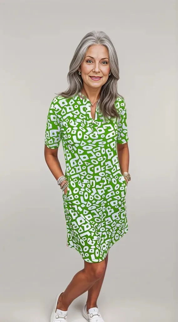 Sylis | Abstract Print Dress