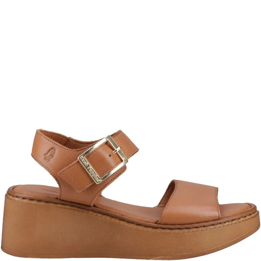 Tan Beatrix Wedge Sandals