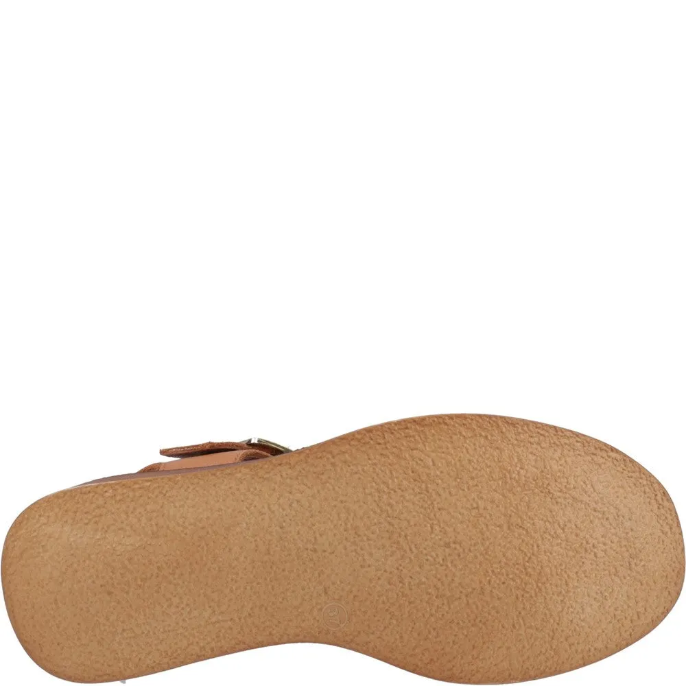 Tan Beatrix Wedge Sandals