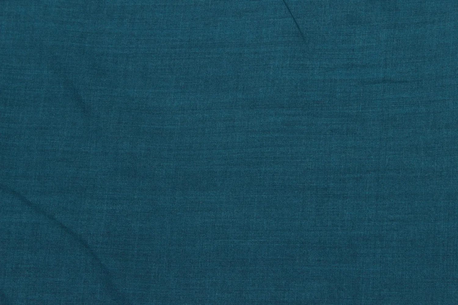 Teal Blue Moonga Tussar Silk Fabric