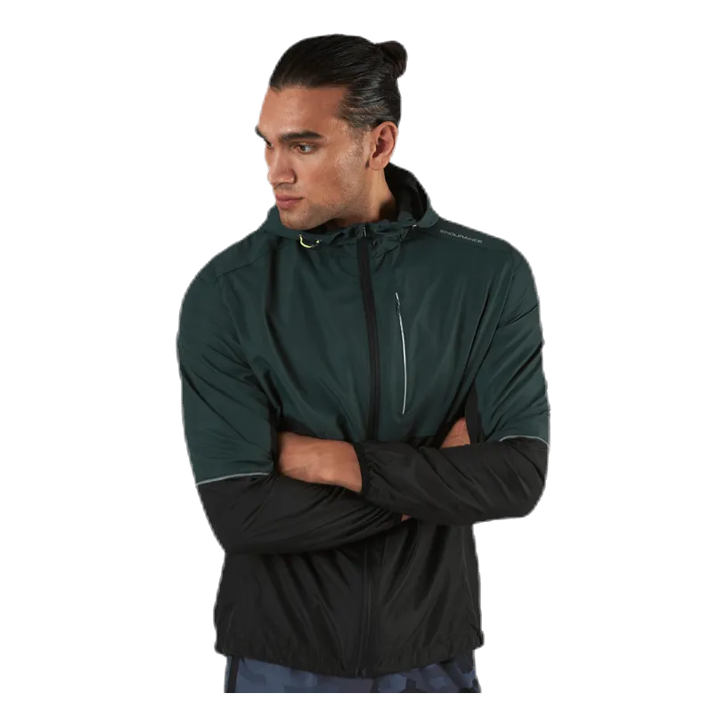 Thorow Running Jacket With Hood Green