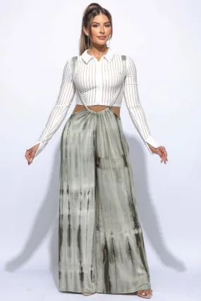 Tie Dye Loose Baggy Jumpsuit