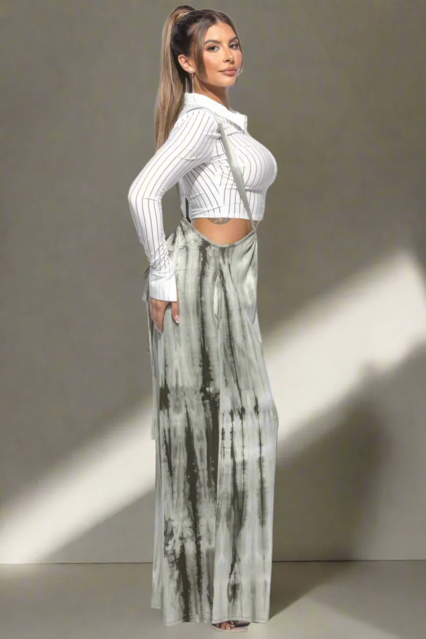 Tie Dye Loose Baggy Jumpsuit