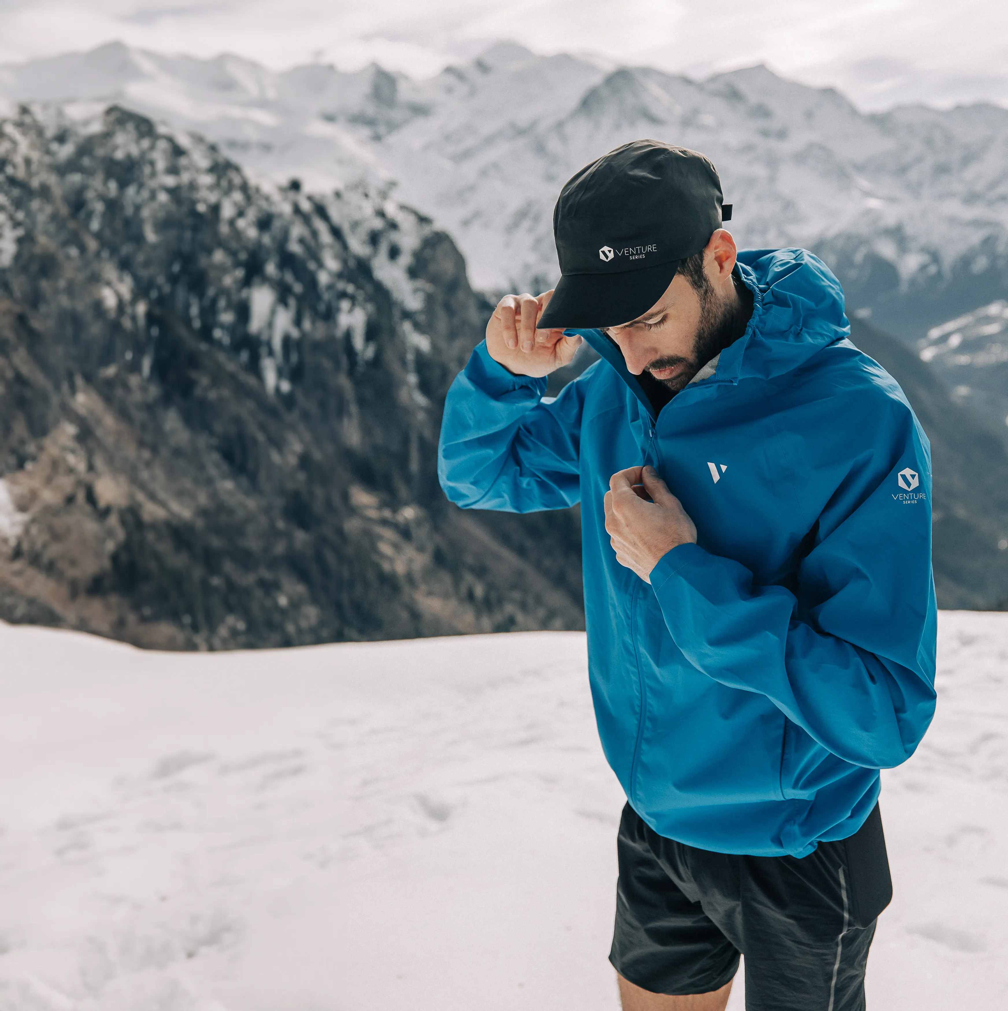 Ultralite - Men's Running Jacket - Blue