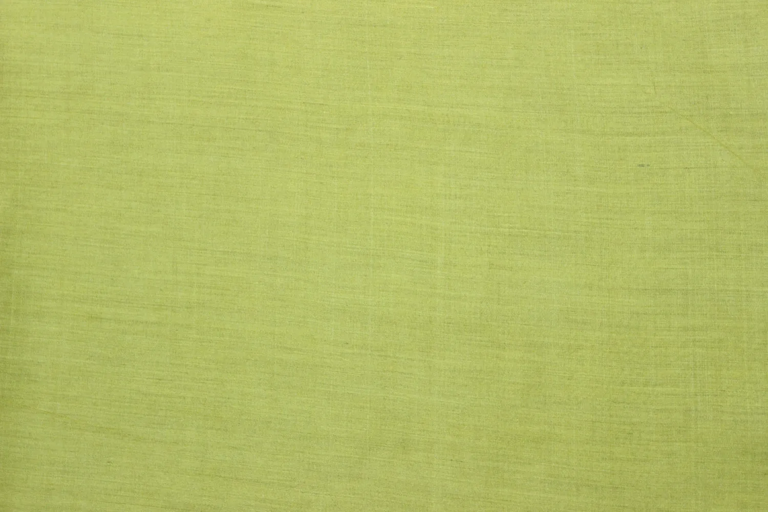 Yellowish Green Moonga Tussar Silk Fabric
